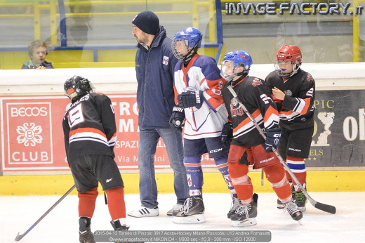 2015-04-12 Torneo di Pinzolo 3917 Aosta-Hockey Milano Rossoblu U12 Andrea Fornasetti